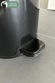 Cigo Pedallı Banyo Mutfak Ofis Çöp Kovası 20 Lt Siyah-ıç Kisim Siyah - 7