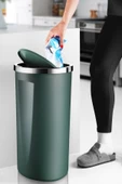Lenox 35 Litre Çöp Kovası - Yeşil thumbnail 2