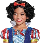 CEYLAN ADAM   Pamuk Prenses Peruğu Kırmızı Fiyonklu thumbnail 1