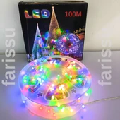 100 Metre RGB Peri LED Işık – Fişli Dış Mekan Dekoratif Şerit Yılbaşı Aydınlatması - 3