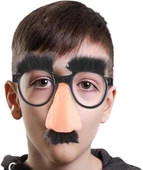 CEYLAN ADAM   Eğlenceli Kılık Değiştirme Kaş Bıyık Mizah Gözlüğü 9x13 cm thumbnail 5