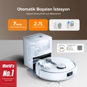 Q8 Max Pro Plus Akıllı Robot Süpürge Beyaz thumbnail 8