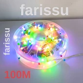 100 Metre RGB Peri LED Işık – Fişli Dış Mekan Dekoratif Şerit Yılbaşı Aydınlatması - 4