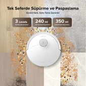 Q8 Max Pro Plus Akıllı Robot Süpürge Beyaz thumbnail 4