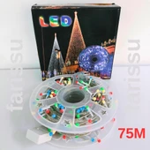 75 Metre RGB Peri LED Işık – Fişli Dış Mekan Dekoratif Aydınlatma Şerit Led - 1