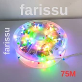 75 Metre RGB Peri LED Işık – Fişli Dış Mekan Dekoratif Aydınlatma Şerit Led - 4