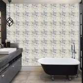 Decohandy 30x30 Cm Pvc Duvar Karosu 4'Lü Paket - Siyah Beyaz Mermer thumbnail 3