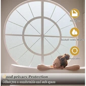 UV Engelleyici Buzlu Cam Filmi 3 Metre x 45 Cm. thumbnail 2