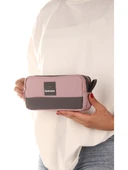 Relaxion Gül Kurusu İki Gözlü Krinkıl Kumaş Kalem Çantası Kalemlik (173) thumbnail 1