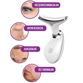 7 Farklı Işık Modlu Titreşimli Boyun Ve Yüz Ems Güzellik Cihazı thumbnail 5