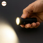 30W 800 Lümen Usb Şarjlı Ledli Kamp Taktik El Feneri Su Geçirmez Metal Gövde Araç Yüksek Işık Gücü thumbnail 4