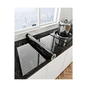 Siyah Mermer Desenli Yapışkanlı Kaplama Kağıdı 5 Metre thumbnail 3