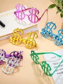 CEYLAN ADAM   Dolar Şekilli Metalize Parti Gözlüğü 6 Adet thumbnail 3