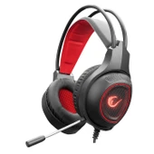 RAMPAGE RM-K23 MISSION KIRMIZI GAMING OYUNCU MİKROFONLU KULAKLIK RAMPAGE - 1