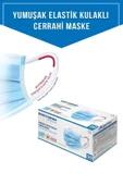 Zigavus Yumuşak Elastik Kulaklı Cerrahi Maske 3 Katlı 50 Adet thumbnail 3