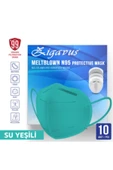 Zigavus N95 Maske Su Yeşili Renk 10 Adet - 3