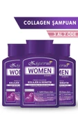 Zigavus Women Kolajen - Keratin Şampuan 300 ml 3 Al 2 Öde - Sağlıklı Uzayan Saçlar  8699349130695 - 1