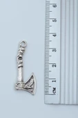 2'li Viking Pusula - Viking Balta Gümüş Kaplama Kolye Seti - 4