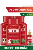 Zigavus Forte Yağlı Saçlar Için Saç Dökülmesine Karşı Şampuan 3 Adet Ve Dökülme Karşıtı Serum - 1
