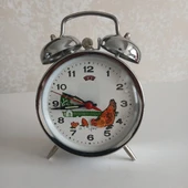 Nostaljik Kurmalı Horozlu Çalar Saat Büyük Boy thumbnail 4