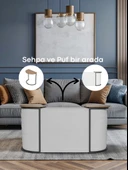 Frida Foksiyonel Sehpalı Puf thumbnail 1