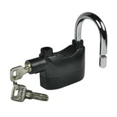 Desibel Siyah Alarmlı Çok Fonksiyonlu Ekstra Güvenlikli Kare Asma Dolap Kilidi - 5