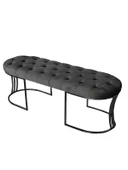 Viego Siyah Bench Puf thumbnail 7