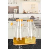 Standlı 2'li Cam Yağdanlık thumbnail 2