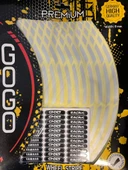 Gogo Premium Wheel Stripe – Jant Şeridi Çıkartma Seti - 2