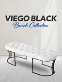 Viego Siyah Bench Puf thumbnail 1