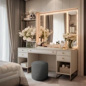 Diana Slim Line Luxury Puf, Silindir thumbnail 11