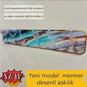 Mermer Desenli Yapışkanlı Askılık thumbnail 2