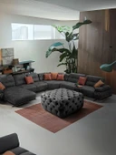 Gazzini Classic Orta Puf, Kare thumbnail 1