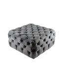 Gazzini Classic Orta Puf, Kare thumbnail 5