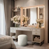 Diana Slim Line Luxury Puf, Silindir thumbnail 6