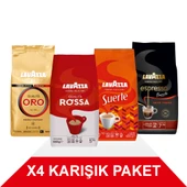 Qualità Oro + Qualità Rossa + Suerte + Espresso Barista Gran Crema Çekirdek Kahve (1000gr) 4'Lü Paket - 1