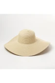 Kardelen Butik Denizli Lüx Hasır Plaj Şapkası , Katlanabilir Geniş Birim ( Çap 47 Cm, Içinde Daraltma Ipi Mevcuttur ) thumbnail 4