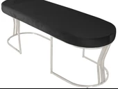 Viego Silver Smooth Bench Puf thumbnail 4