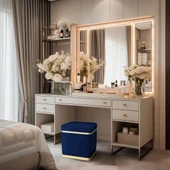 Zengo Gold Twin Line Puf, Kare thumbnail 6