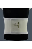 Lavinya Unisex Krem Angora Yünü Cırtlı Bel Korse - 1