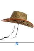 Kardelen Butik Denizli Hasır Güneş Şapkası   ( 56-59 cm )   ( Kadın ve Erkekler İçin ) - 6