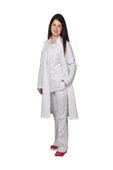 Lavinya Tesettür Boy Uzun Doktor Öğretmen Önlüğü - 1