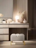 Vetra Mini Gold Royal Sandıklı Dekoratif Puf thumbnail 1