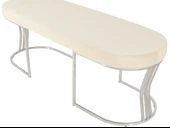 Viego Silver Smooth Bench Puf thumbnail 10