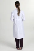 AZİM Önlük Tesettür 105cm Doktor Hemşire Eczacı Lab Öğretmen Önlüğü - 2