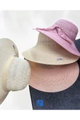 Kardelen Butik Denizli Kadınlar İçin Merserize Plaj Şapka   ( 56-58 cm ) - 3