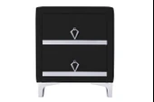 Doppia Linea Silver Komodin, İki Çekmeceli - 6