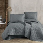 Clasy Çift Kişilik Yatak Örtüsü Tafana V6 Gri thumbnail 1