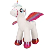 MagicWings Kanatlı Peluş Unicorn 42 cm thumbnail 2