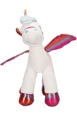 MagicWings Kanatlı Peluş Unicorn 42 cm thumbnail 3